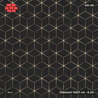 Interlock (Pasco) 14x21 cm · DIA-166 · Single-tone rhombus lattice 120 deg - edge to edge
