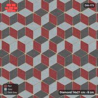 Interlock (Pasco) 14x21 cm · DIA-173 · Tumbling cubes, cross band 120 deg - edge to edge