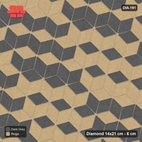 Interlock (Pasco) 14x21 cm · DIA-191 · Tumbling cubes, 3x3 flip blocks 45 deg - edge to edge