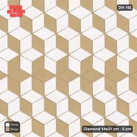 Interlock (Pasco) 14x21 cm · DIA-192 · Tumbling cubes, feature band 120 deg - edge to edge