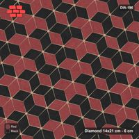 Interlock (Pasco) 14x21 cm · DIA-196 · Tumbling cubes, flipped row every 3rd 75 deg - kerb frame