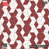 Interlock (Pasco) 14x21 cm · DIA-197 · Tumbling cubes, 2x2 flip blocks 150 deg - kerb frame