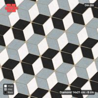 Interlock (Pasco) 14x21 cm · DIA-200 · Tumbling cubes, alternating columns 15 deg - kerb frame
