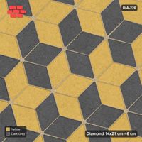 Interlock (Pasco) 14x21 cm · DIA-226 · Tumbling cubes, alternating columns 15 deg - kerb frame