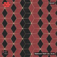 Interlock (Pasco) 14x21 cm · DIA-227 · Tumbling cubes, vertical band 90 deg - edge to edge