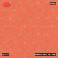 Interlock (Pasco) 14x21 cm · DIA-229 · Single-tone rhombus lattice 60 deg - edge to edge