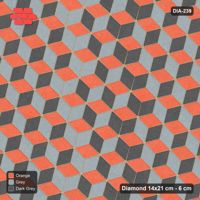 Interlock (Pasco) 14x21 cm · DIA-239 · Tumbling cubes, vertical band 105 deg - edge to edge