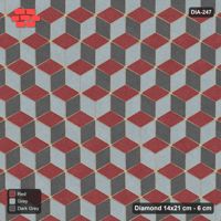 Interlock (Pasco) 14x21 cm · DIA-247 · Tumbling cubes, diagonal zones 0 deg - edge to edge