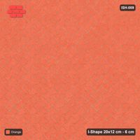 Interlock (Pasco) 20x12 cm · ISH-009 · Diagonal 45 deg lattice, solid tone, kerb frame