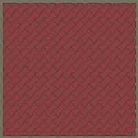 Interlock (Pasco) 20x12 cm · ISH-055 · I-Shape Dog-Bone Single tone field, diagonal 45 deg lattice B - kerb frame (Kerb 54F)