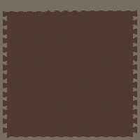 Interlock (Pasco) 20x12 cm · ISH-058 · I-Shape Dog-Bone Single tone field, aligned lattice B - edge to edge