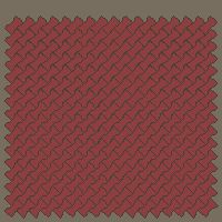Interlock (Pasco) 20x12 cm · ISH-064 · I-Shape Dog-Bone Single tone field, diagonal 45 deg lattice B - edge to edge
