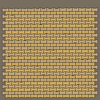 Interlock (Pasco) 20x12 cm · ISH-122 · I-Shape Dog-Bone Unit checker, aligned lattice A - edge to edge
