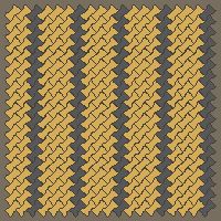 Interlock (Pasco) 20x12 cm · ISH-134 · I-Shape Dog-Bone Accent file every 4th, diagonal 45 deg lattice B - edge to edge