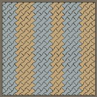 Interlock (Pasco) 20x12 cm · ISH-179 · I-Shape Dog-Bone Vertical colour bands 40cm, diagonal 45 deg lattice B - kerb frame (Kerb 38B)
