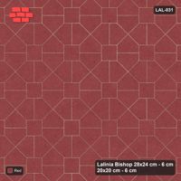 Interlock (Pasco) 28x24 cm · LAL-031 · House-Pair Rows - single colour, kerb frame
