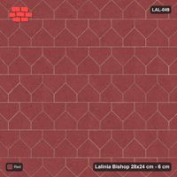 Interlock (Pasco) 28x24 cm · LAL-049 · La-19 House Columns - single colour, turned 90 deg