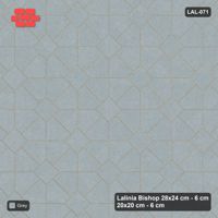 Interlock (Pasco) 28x24 cm · LAL-071 · Octagon Rosette Grid - single colour, turned 45 deg