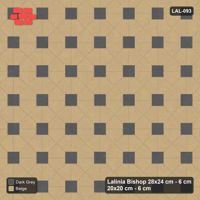 Interlock (Pasco) 28x24 cm · LAL-093 · Octagon Rosette Grid - single house colour, accent squares