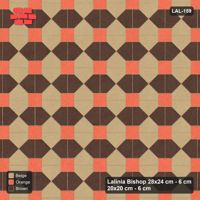 Interlock (Pasco) 28x24 cm · LAL-159 · House-Pair Rows - pair direction and square accents