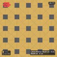 Interlock (Pasco) 28x24 cm · LAL-171 · House-Pair Rows - accent squares