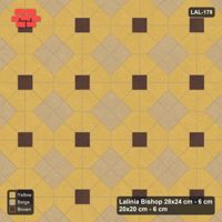 Interlock (Pasco) 28x24 cm · LAL-178 · Octagons with Diamond Blocks - diamond blocks and dark centres