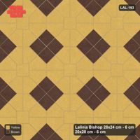 Interlock (Pasco) 28x24 cm · LAL-193 · Octagons with Diamond Blocks - accent diamond blocks only