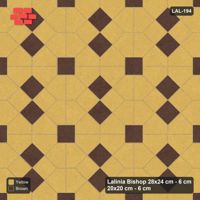 Interlock (Pasco) 28x24 cm · LAL-194 · Octagons with Diamond Blocks - accent centres and half blocks