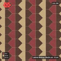 Interlock (Pasco) 28x24 cm · LAL-236 · La-19 Staggered Columns - alternating strip accents, kerb frame