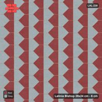 Interlock (Pasco) 28x24 cm · LAL-238 · La-19 Staggered Columns - two colours by pair member