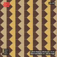 Interlock (Pasco) 28x24 cm · LAL-239 · La-19 House Columns - alternating strip accents, kerb frame
