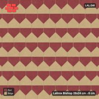 Interlock (Pasco) 28x24 cm · LAL-246 · La-19 Staggered Columns - two colours by pair member, turned 90 deg