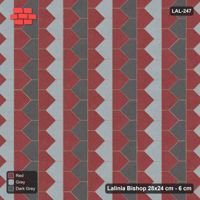 Interlock (Pasco) 28x24 cm · LAL-247 · La-19 House Columns - alternating strip accents