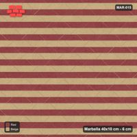Interlock (Pasco) 40x10 cm · MAR-015 · Alternating Course Stripes