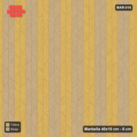 Interlock (Pasco) 40x10 cm · MAR-016 · Upright Double Course Stripes