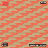 Interlock (Pasco) 40x10 cm · MAR-018 · Two-Tone Interlocking Pairs