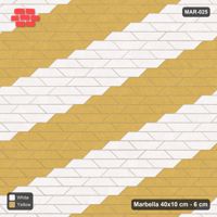 Interlock (Pasco) 40x10 cm · MAR-025 · Diagonal Bands