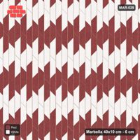 Interlock (Pasco) 40x10 cm · MAR-029 · Wide Column Stripes