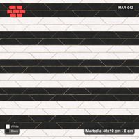 Interlock (Pasco) 40x10 cm · MAR-042 · Piano Course Stripes