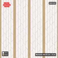 Interlock (Pasco) 40x10 cm · MAR-045 · Upright Fine Sand Stripes
