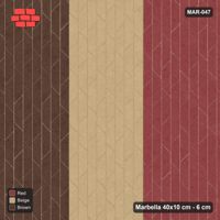 Interlock (Pasco) 40x10 cm · MAR-047 · Upright Tuscan Zones