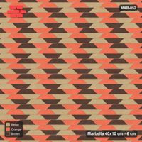 Interlock (Pasco) 40x10 cm · MAR-052 · Three-Tone Cube Illusion - Autumn