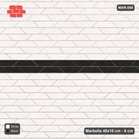 Interlock (Pasco) 40x10 cm · MAR-088 · Central Feature Band - Contrast with Kerb Frame