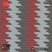 Interlock (Pasco) 40x10 cm · MAR-099 · Three-Column Cycle - Urban Brick