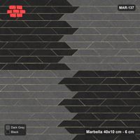 Interlock (Pasco) 40x10 cm · MAR-137 · Quadrant Checker - Night Sky with Kerb Frame