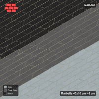 Interlock (Pasco) 40x10 cm · MAR-160 · 30-Degree Three Tone Zones - Graphite Scale