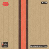 Interlock (Pasco) 40x10 cm · MAR-216 · Upright Centre Band with Edge Lines - Autumn