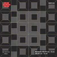 Interlock (Pasco) 40x10 cm · MAR-344 · Outer Module Ring - Night Sky with Square Columns