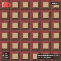 Interlock (Pasco) 40x10 cm · MAR-370 · Three-Tone Corner-Lit Frame - Tuscany (red-brown-beige)