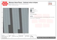 Interlock (Pasco) 27x12 cm · MHX-010 · Vertical colour stripes